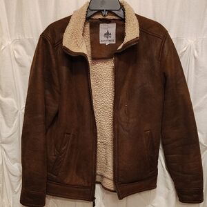 Women's Brown Shearling Jacket